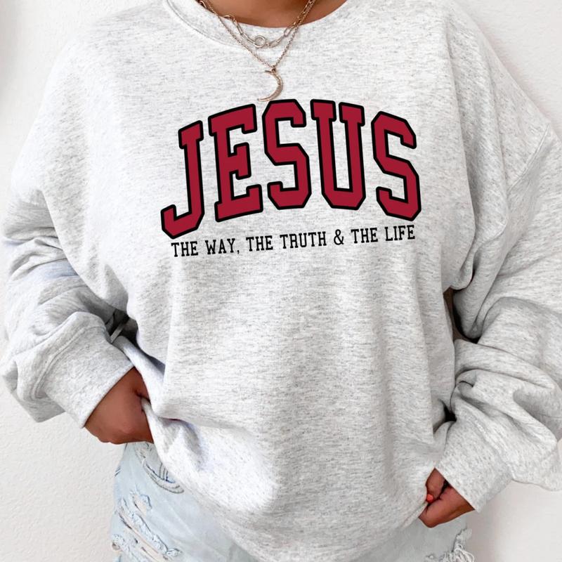Christian Sweatshirt Jesus